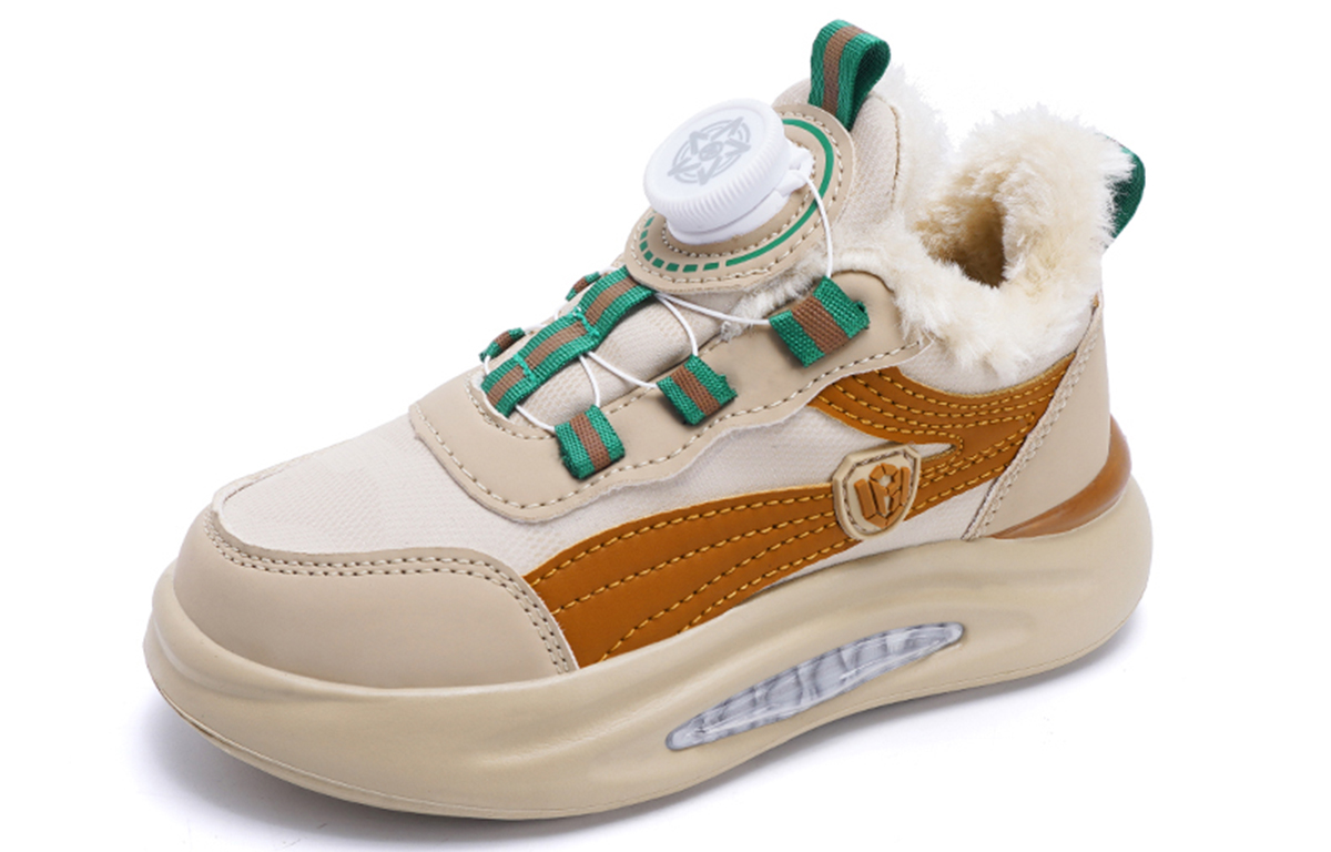 

Детские повседневные кроссовки Abrasion Resistant Support KINDDOG, (fleece-lined) cotton хаки color 501-2