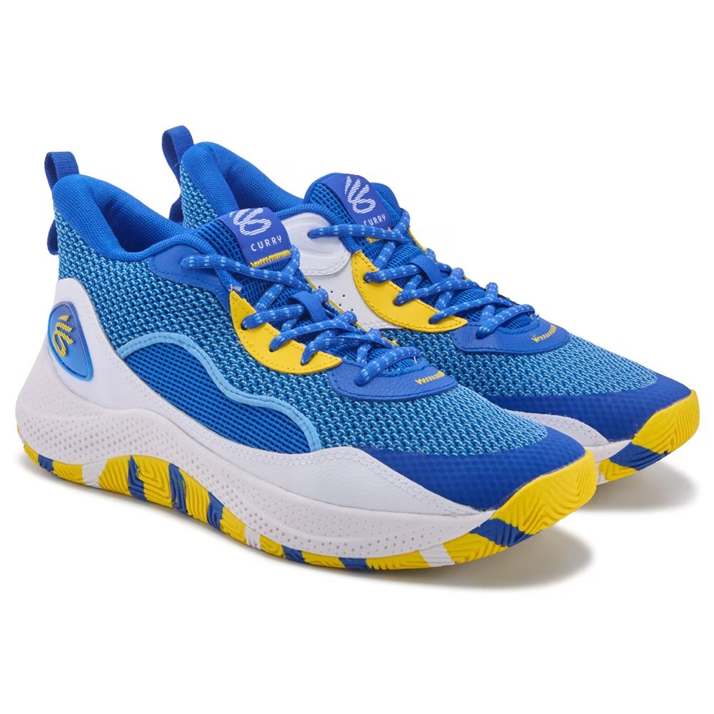 

Баскетбольные кроссовки Curry 3z 24 средней высоты Under Armour, синий