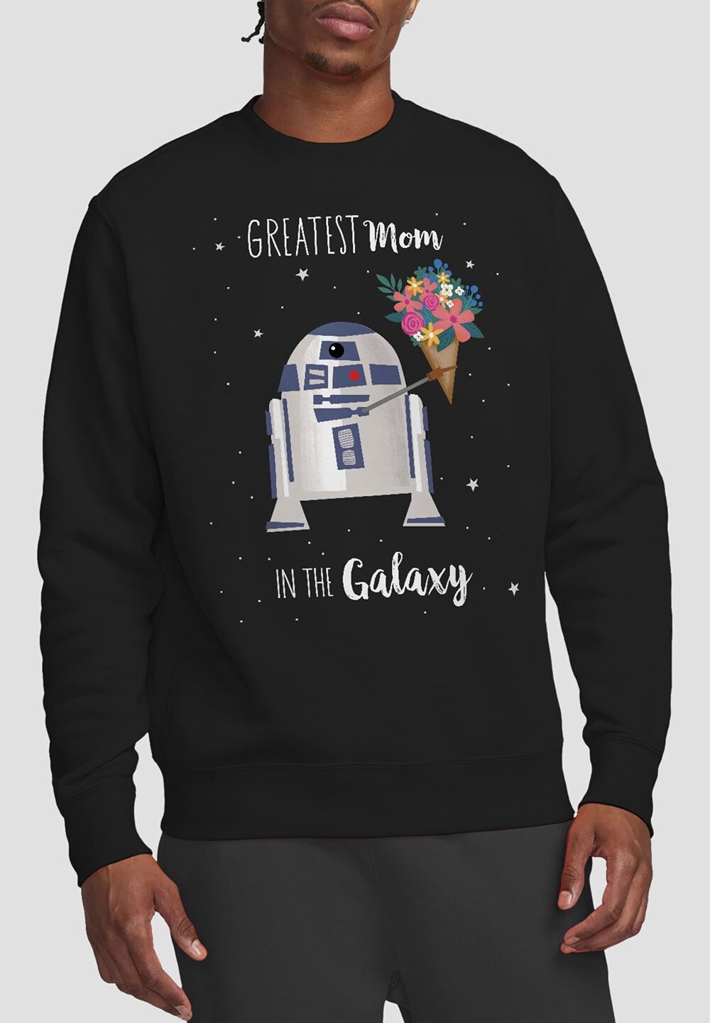 

Толстовка STAR WARS MOTHER S DAY GREATEST MOM IN THE GALAXY PRINT Star Wars, черный