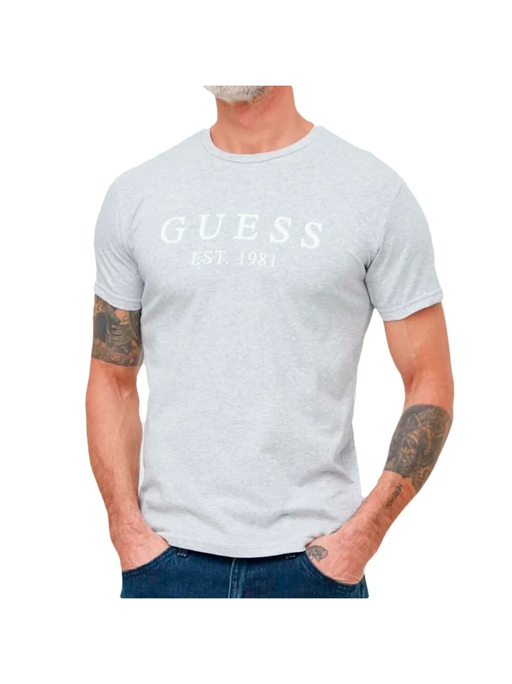 

Футболка 1981 года Guess, серый