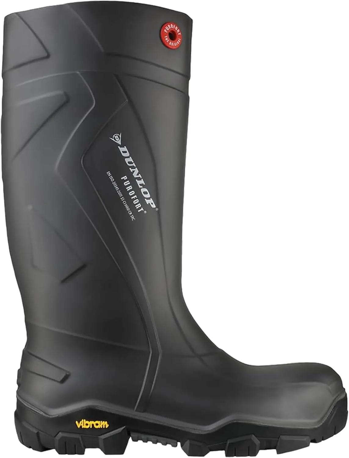 Мужские резиновые сапоги DUNLOP Vibram Purofort, угольный — фото 4