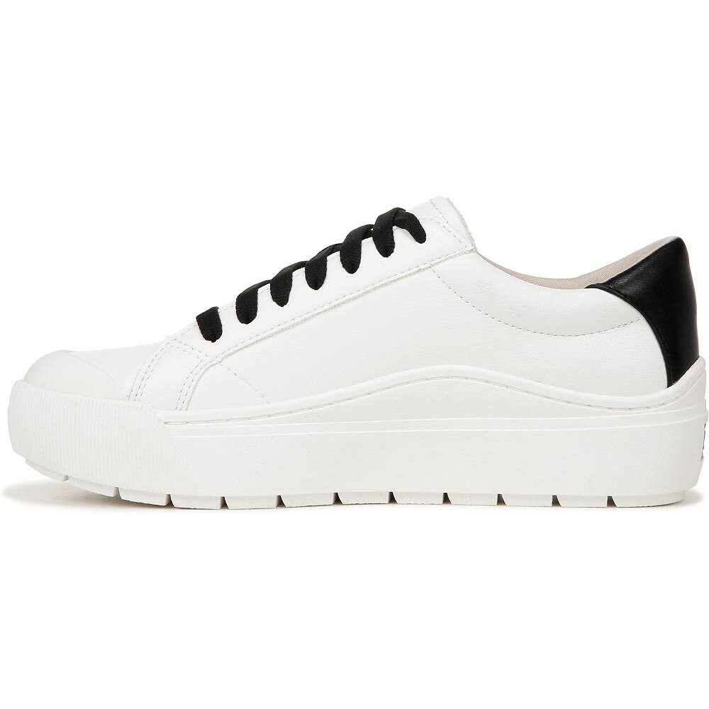 Scholl's Time Off женские кроссовки на платформе Dr. Scholl's, цвет White Black Faux — фото 3