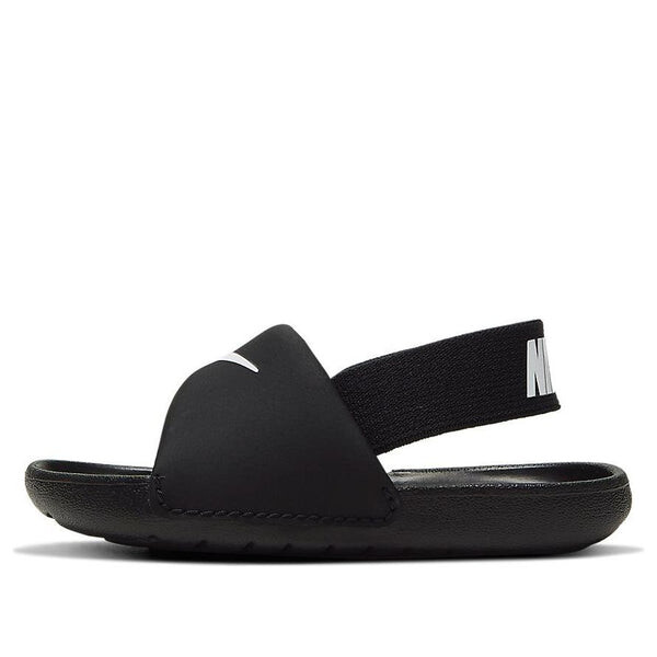 

Тапочки kawa slide 'black white' Nike, черный