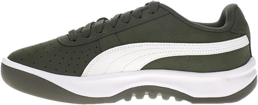 Мужские кроссовки PUMA Gv Special Olive на шнуровке, повседневные - зеленые — фото 3