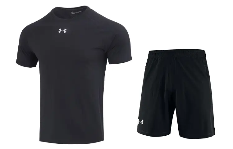 

Мужская повседневная спортивная одежда Under Armour, цвет Black Set