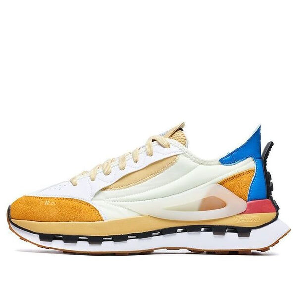 

Кроссовки km shoes 'white yellow blue' Fila, белый