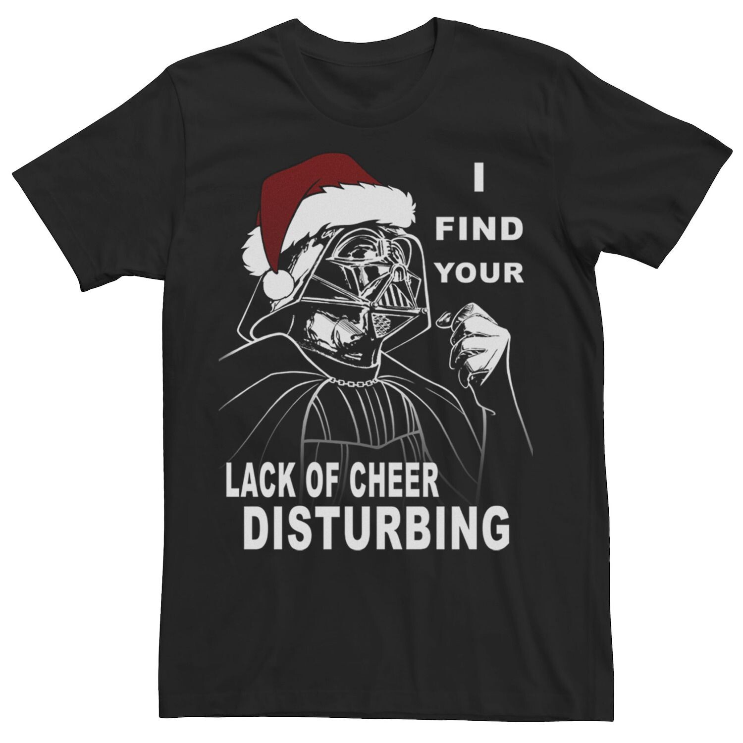 

Мужская рождественская футболка Darth Vader Lack Of Holiday Cheer Star Wars
