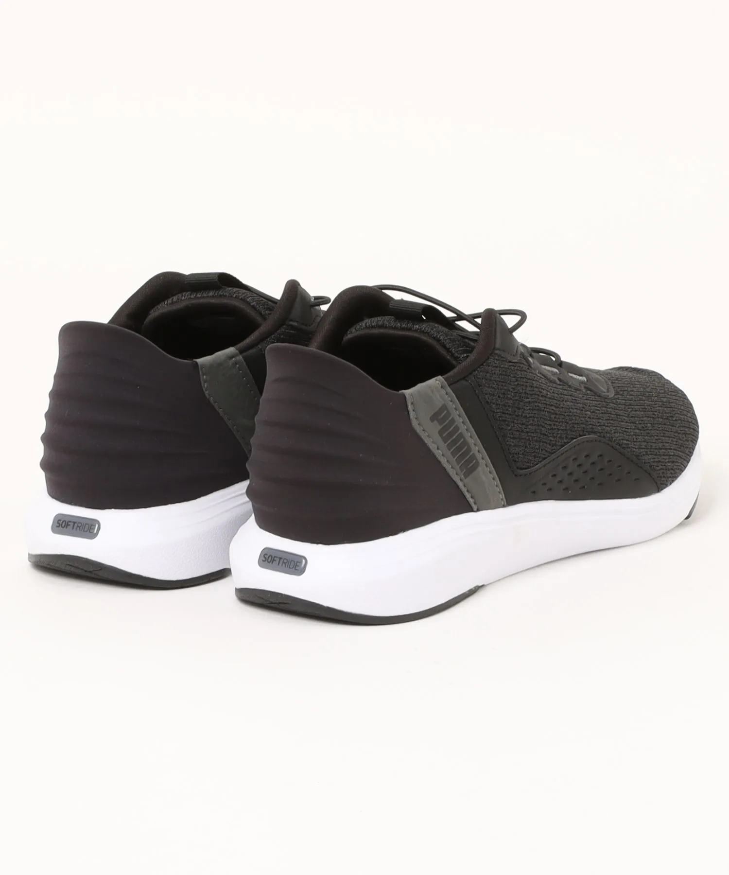 Унисекс кроссовки для бега и ходьбы SOFTRIDE CRUISE EASE IN PUMA чёрные с серым — фото 2
