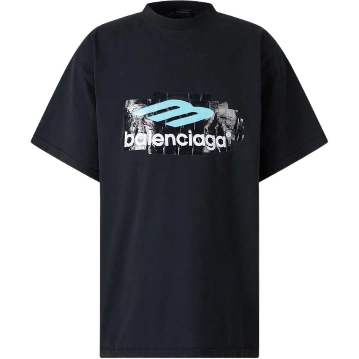 Футболка с логотипом Balenciaga, Black