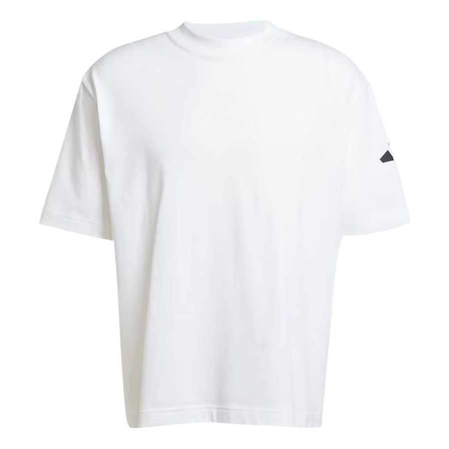 

Футболка adidas Essentials Loose Fit 3 Bar Logo T-Shirt 'White', белый
