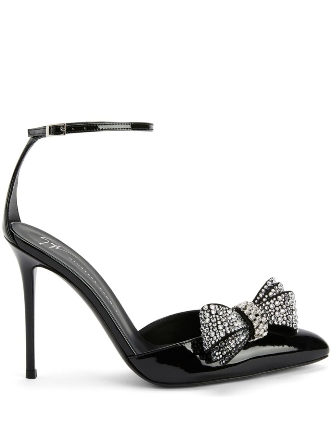 

Giuseppe Zanotti туфли Mahrtina 105 с бантом, черный