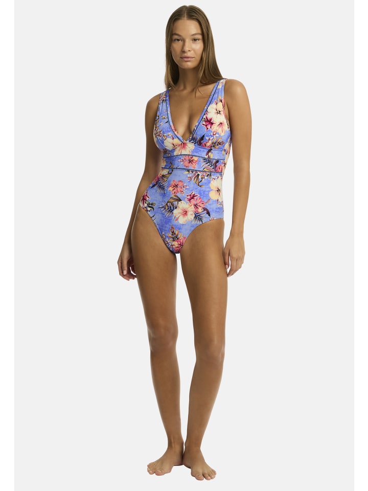 

Купальники Sea Level Swimsuits Blue Hawaii в цвете IRIS