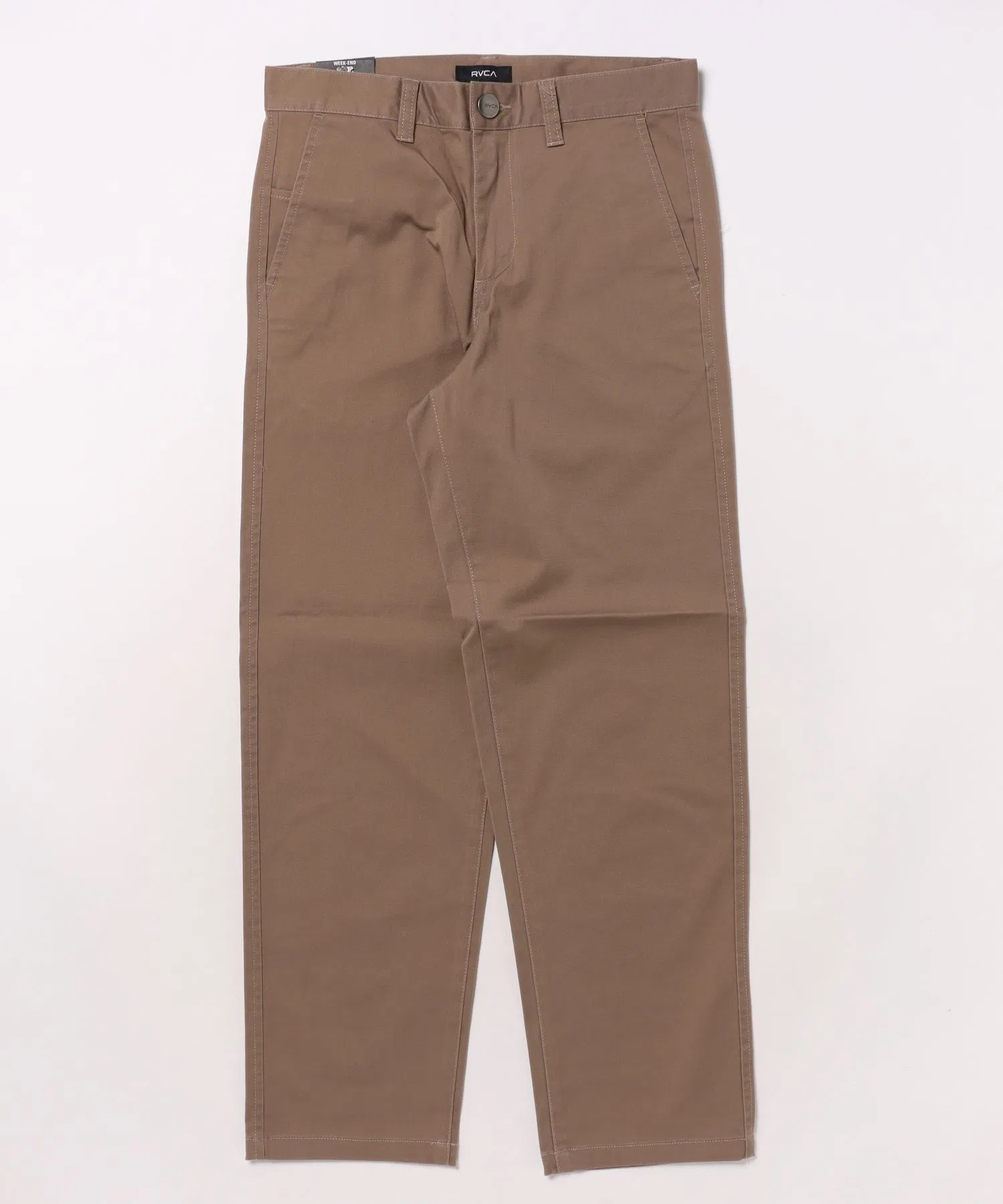 Детские брюки RVCA WEEKDAY STRETCH PANT прямые хаки