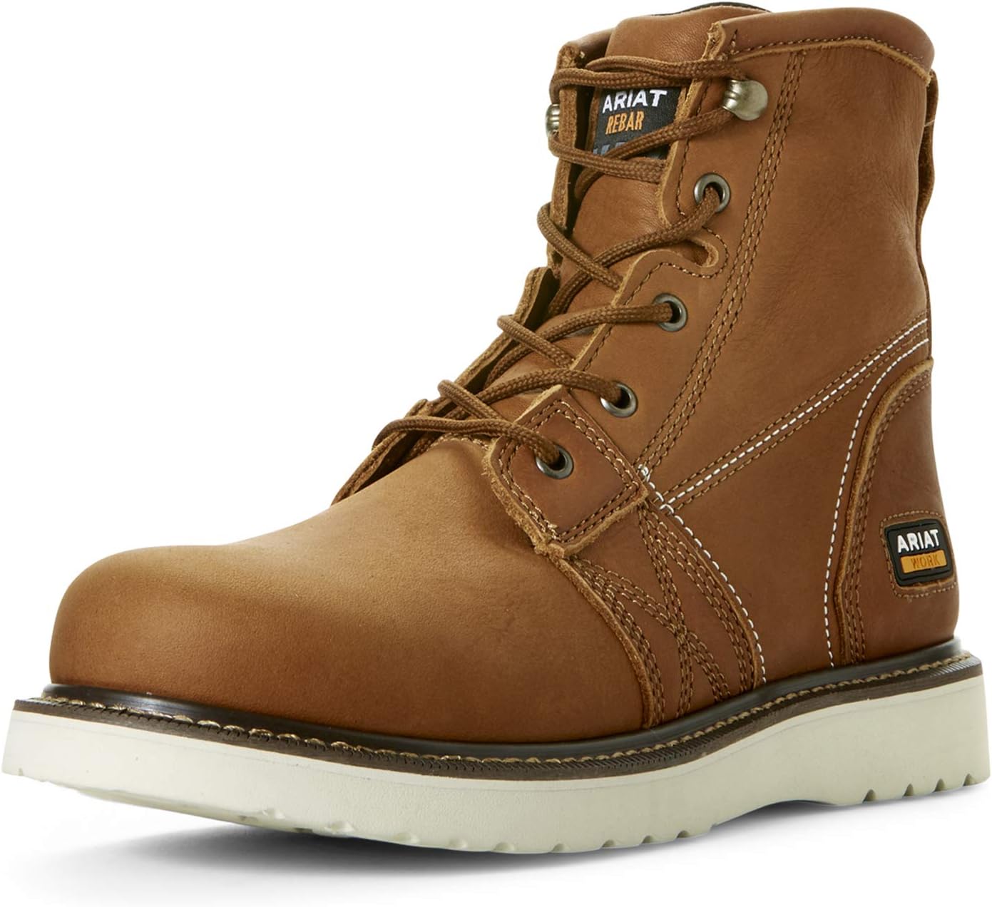 

Мужские ботинки Ariat Work Rebar Wedge 6 H2O для строительства, золотой