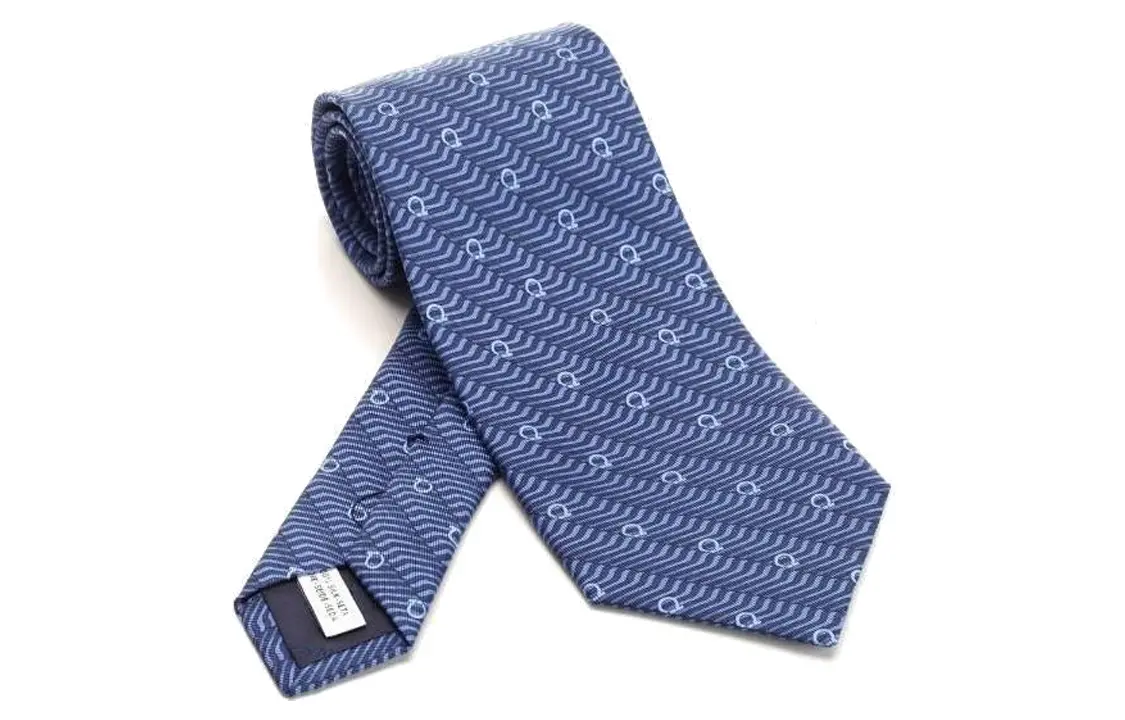 

Ferragamo Мужской галстук синий, Blue