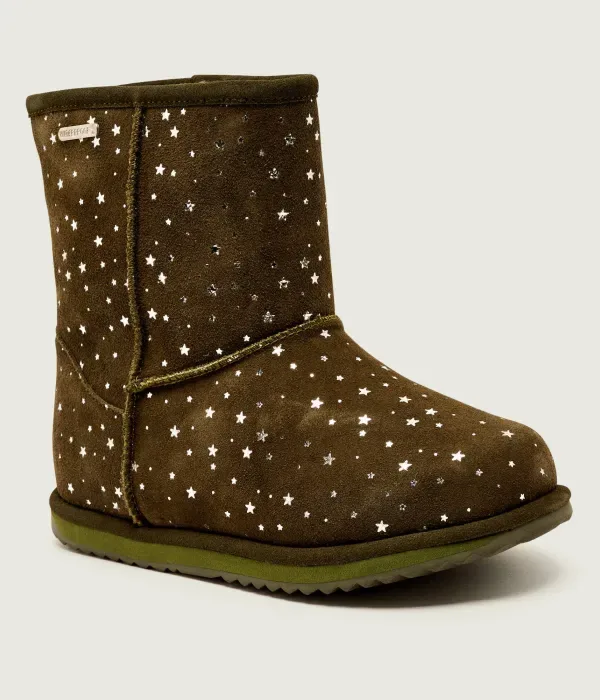 Снежные сапоги Sparkle Brumby Emu Australia, оливково-зеленый