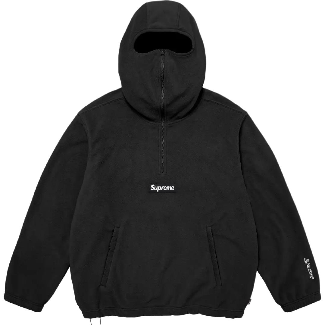 

Неделя сотрудничества POLARTEC, 14-я неделя Толстовка с капюшоном и половинной молнией Polartec, унисекс Supreme, черный