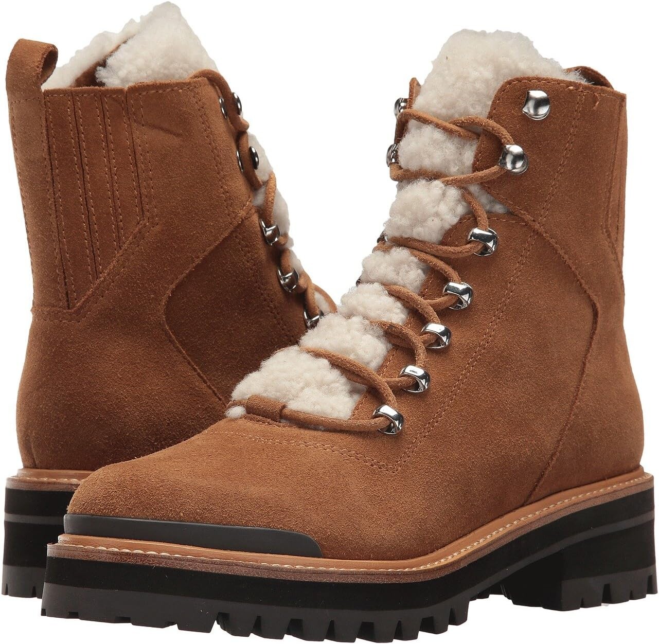 

Ботинки на шнуровке Izzie Marc Fisher LTD, цвет Tan Suede