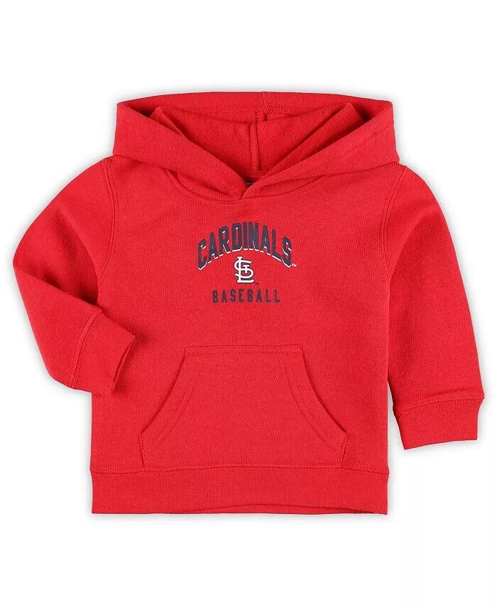Комплект из пуловера с капюшоном и брюк Play by Play Red, Heather Grey St. Louis Cardinals для маленьких мальчиков и девочек Outerstuff, красный — фото 2