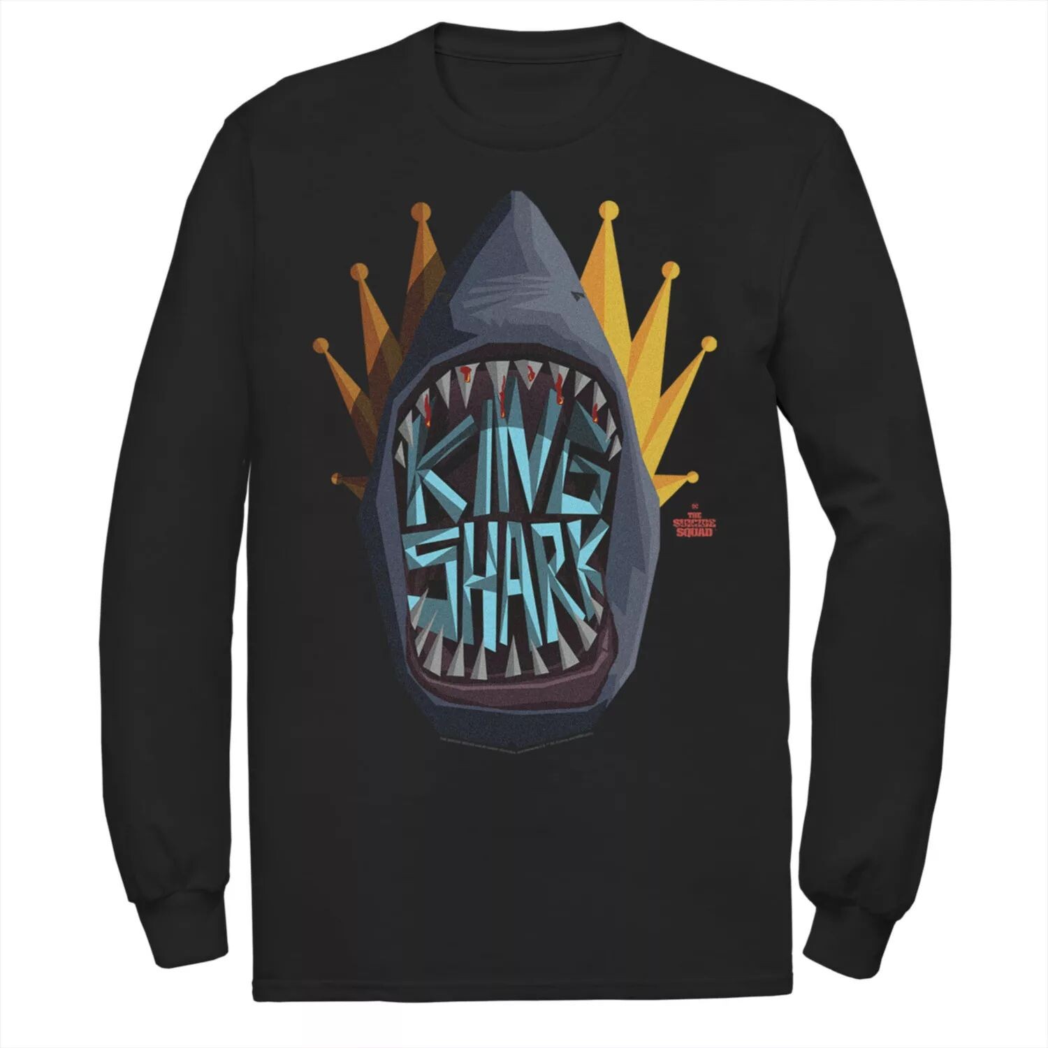 

Мужская футболка с логотипом The Suicide Squad Big King Shark Licensed Character