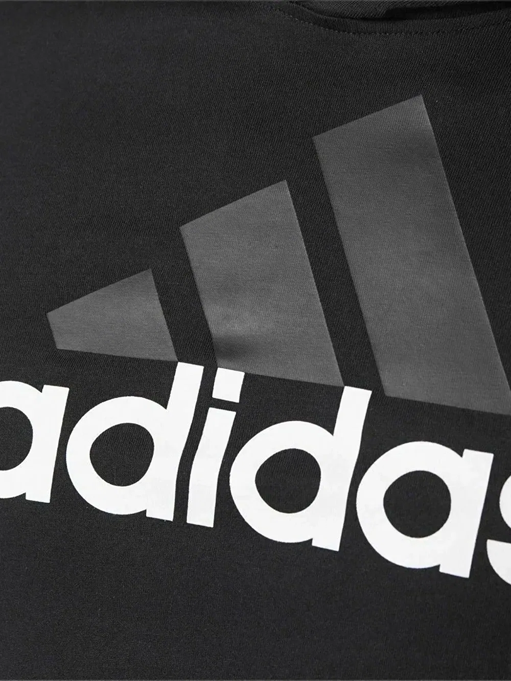 Толстовка с длинными рукавами Adidas, черный — фото 2