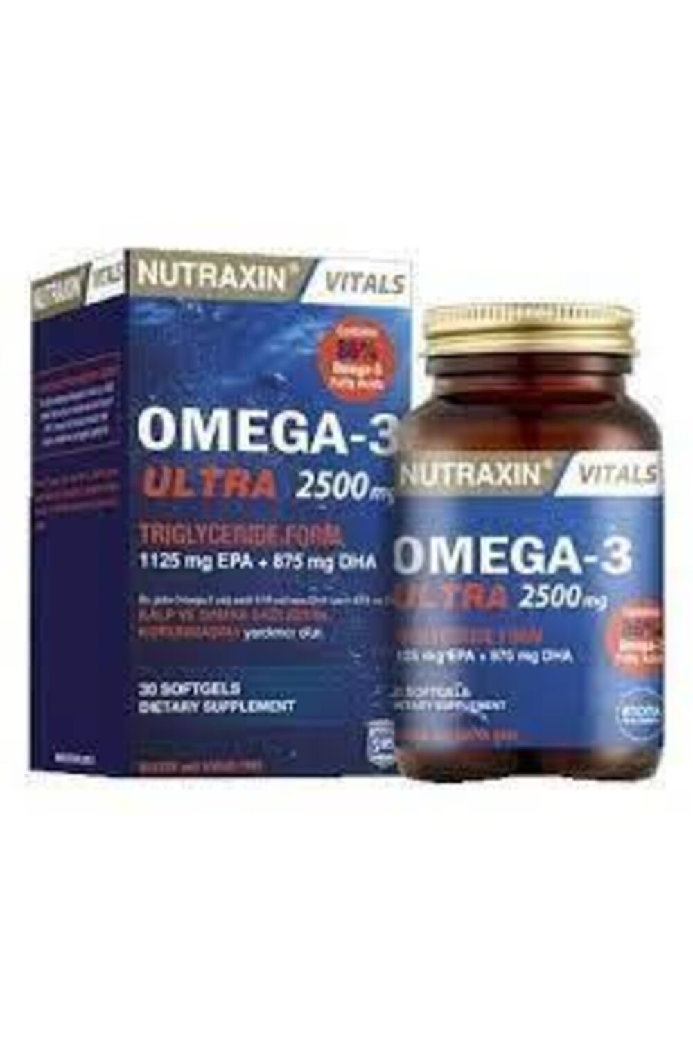 

Nutraxin Омега-3 ультра 2500 мг 30 мягких капсул