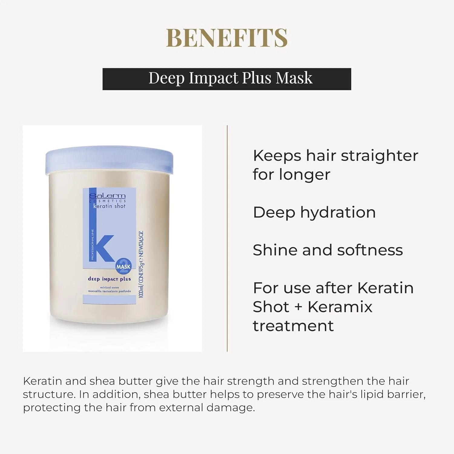 Маска Salerm Keratin Shot Deep Impact Plus Salerm — фото 3