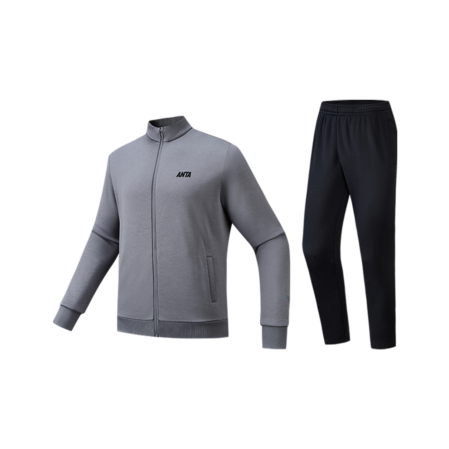 

Разнообразие тренировочной коллекции повседневная спортивная одежда мужская Carbon Gray ANTA