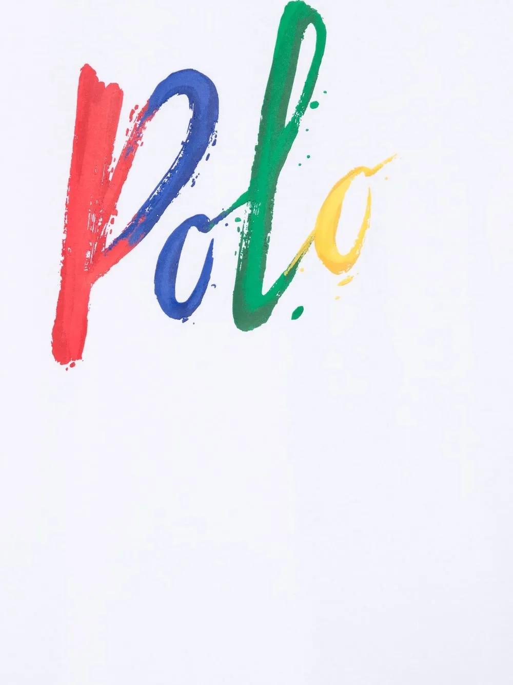 Футболка с логотипом Polo Ralph Lauren Kids, белый — фото 3
