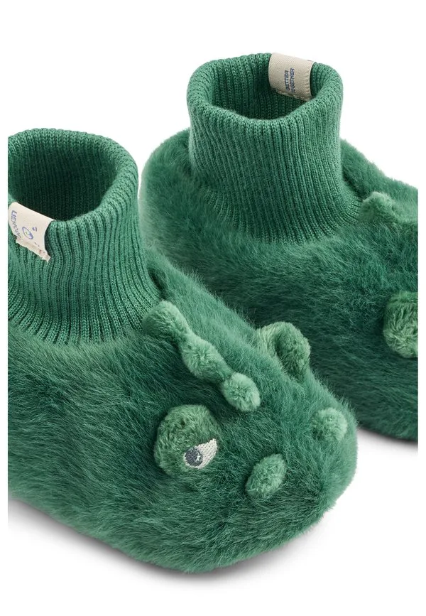 10-Я годовщина, тапочки унисекс с изображением крокодила от beth. Liewood, Garden Green — фото 4