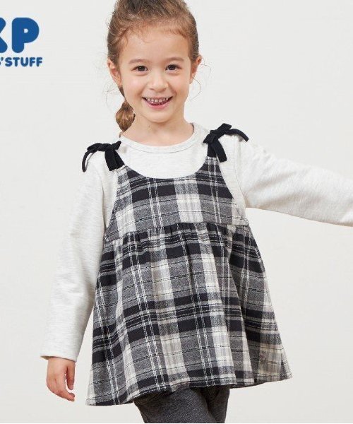 Туника Check Docking с наплечным поясом (80~150) Kp, black