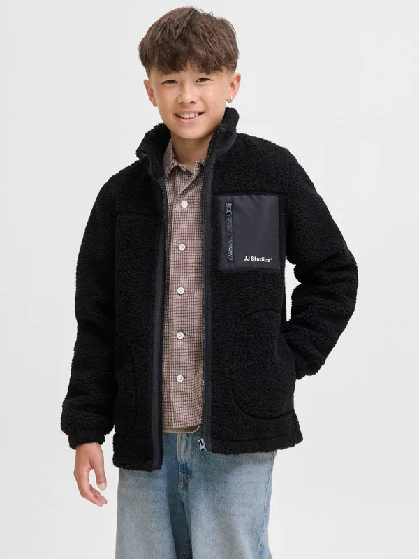 Флисовая куртка jjesoho Jack & Jones Junior, Black