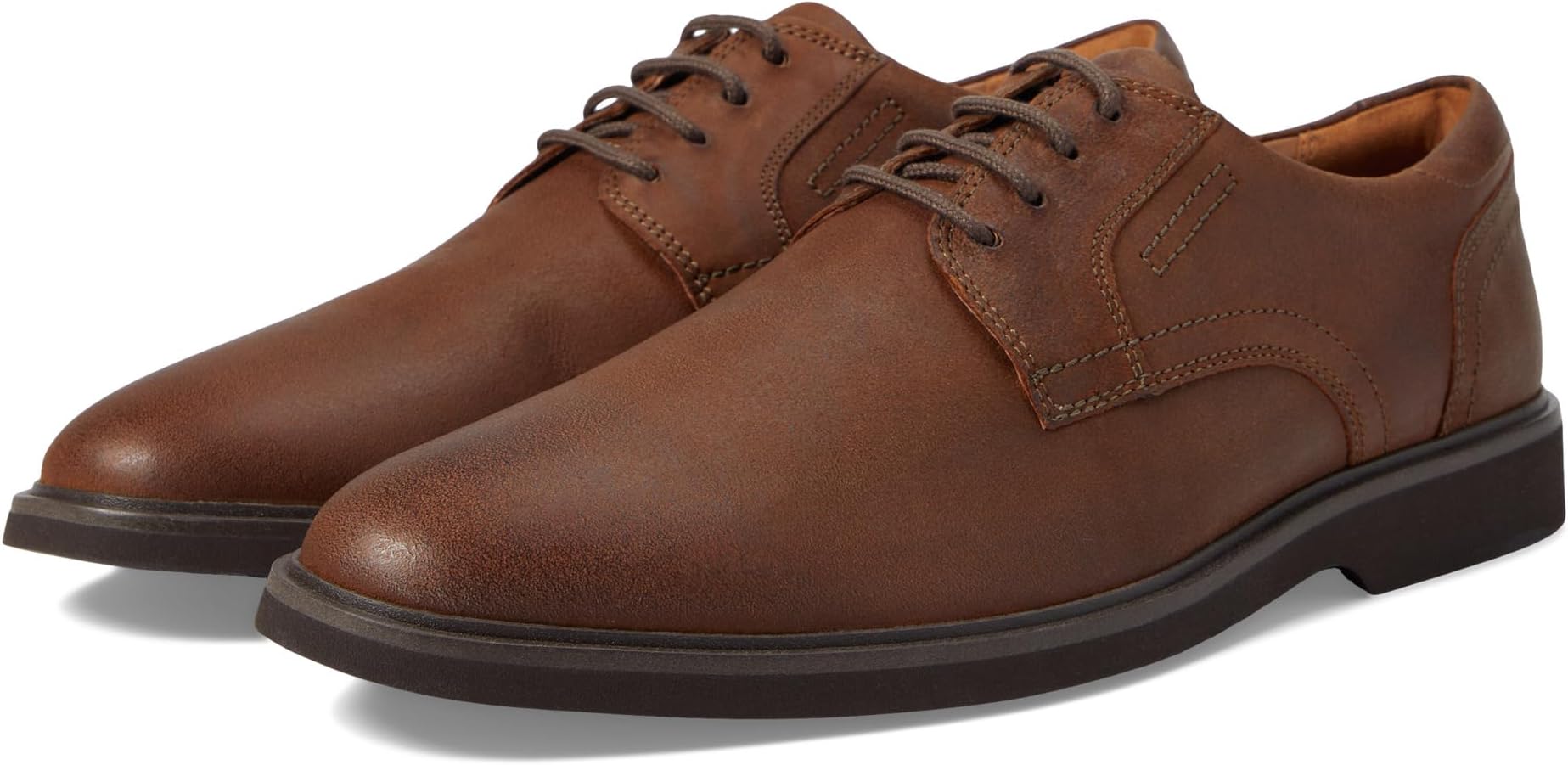 

Оксфорды Clarks Malwood Lace, цвет Cola Suede