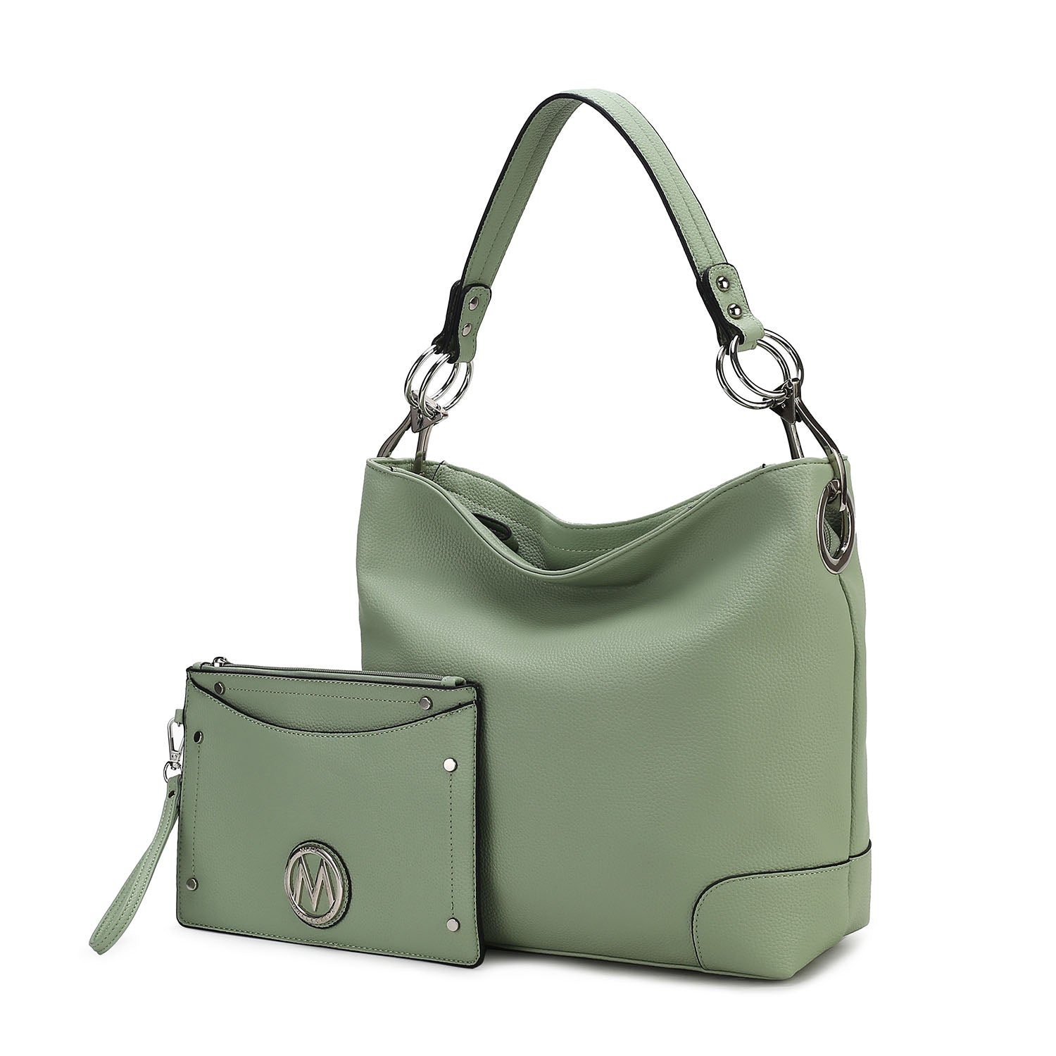 

Женская сумка-хобо Viviana из 2 предметов с запястьем от Mia K MKF Collection By Mia K., цвет seafoam