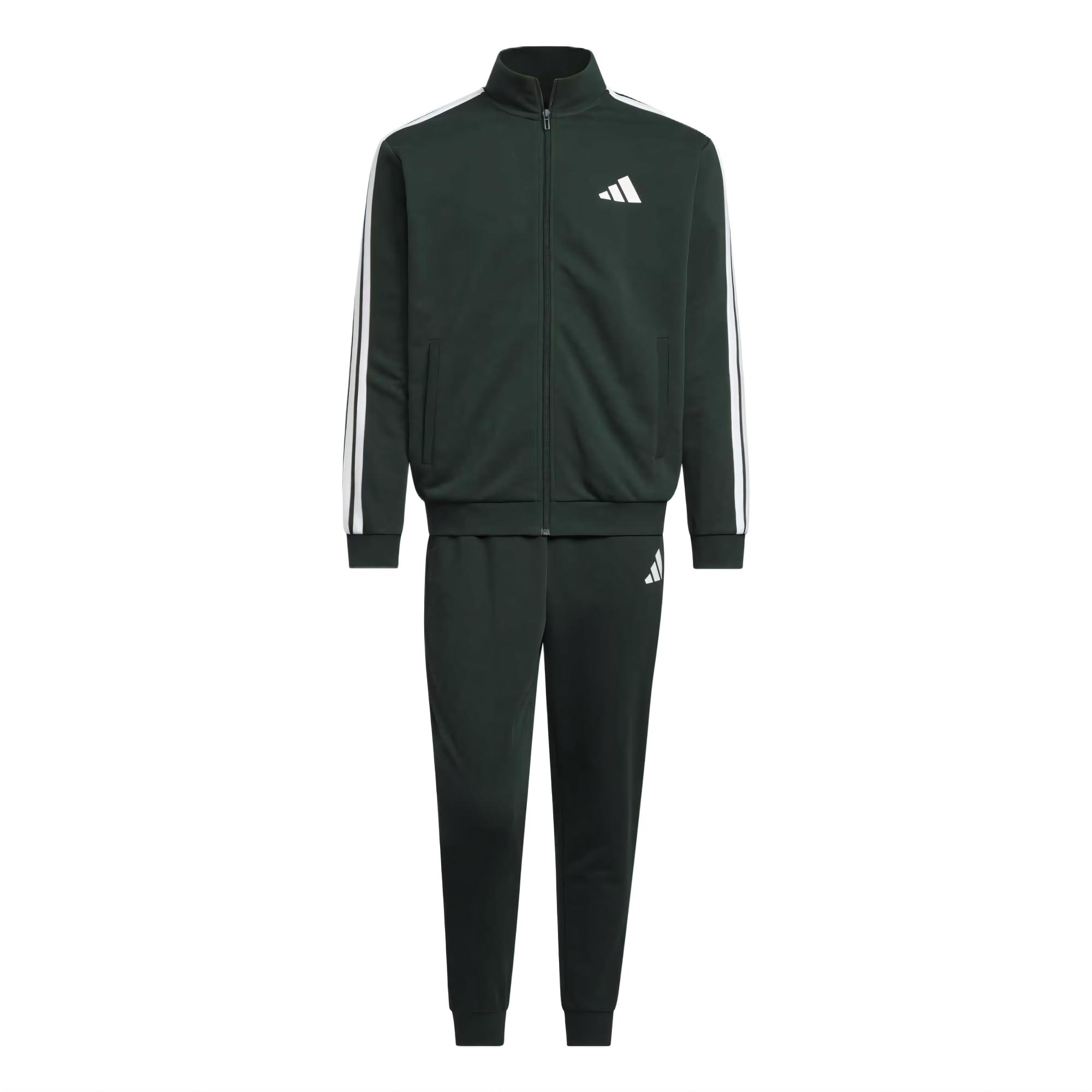 Adidas Спортивный костюм v casual мужской dark green — фото 3