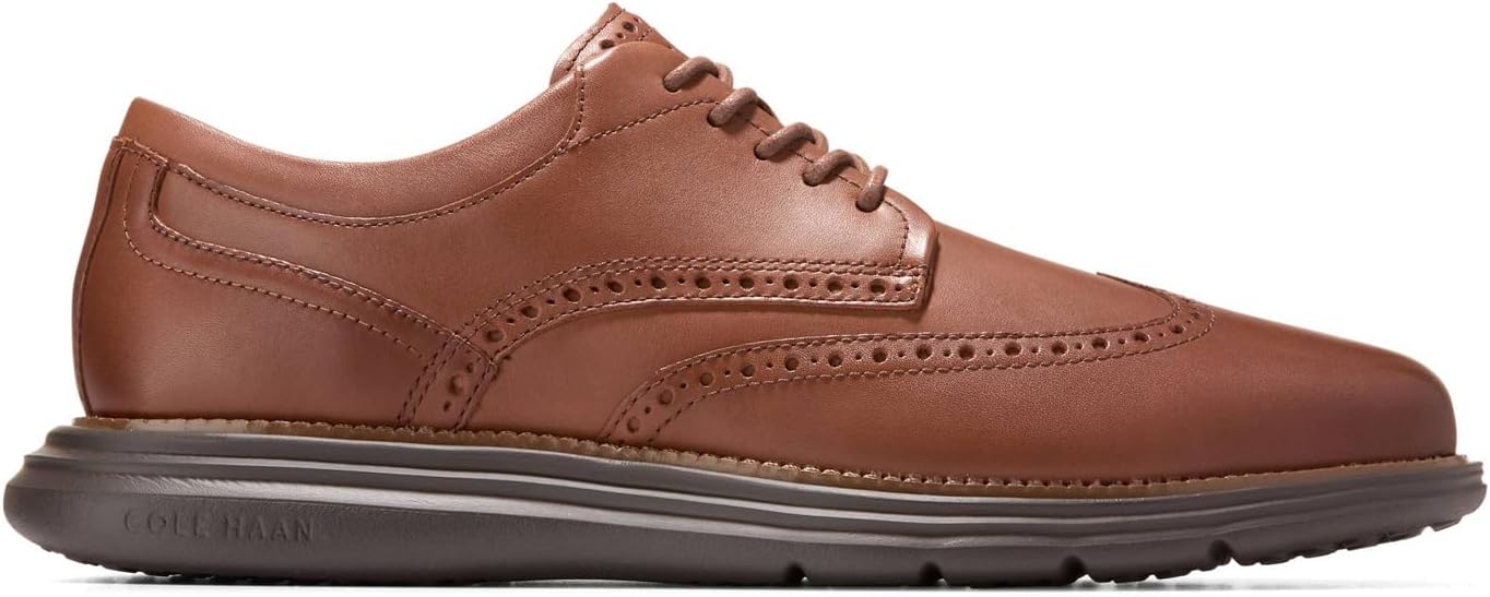 Мужские оксфорды Cole Haan Grand Ultra с ультралегким крыловым носком, Woodbury/Java — фото 2