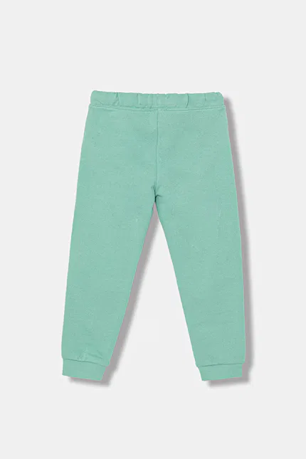 Джоггеры детские из мягкого хлопка United Colors of Benetton, бирюзовый — фото 2