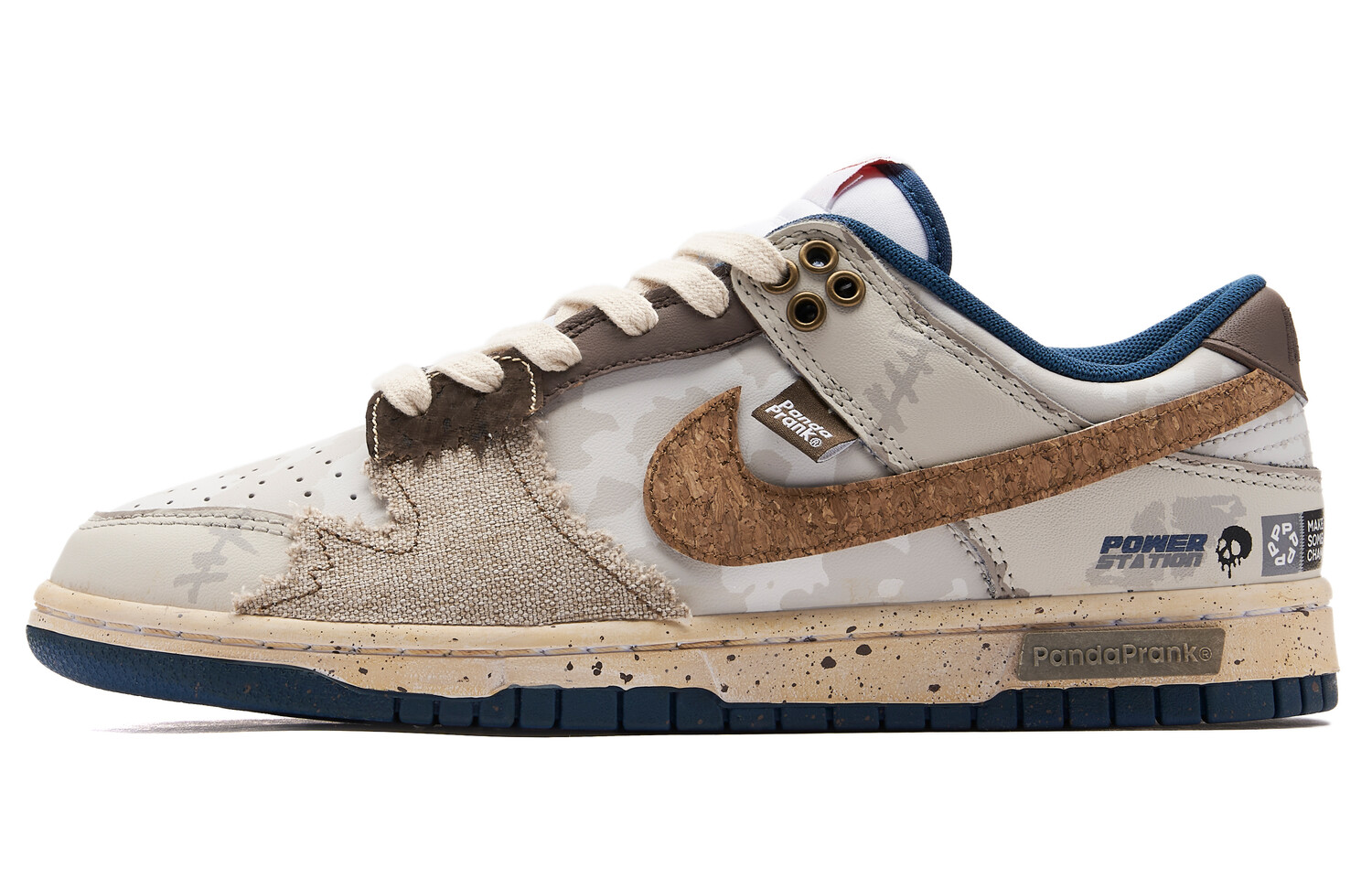 

Мужские кроссовки для скейтбординга Nike Dunk, Beige/White/Brown