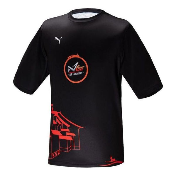 

Футболка ks gaming t-shirt 'black red white' Puma, черный