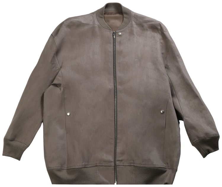 

Куртка Rick Owens Peter Flight Bomber Jacket 'Dust', серый