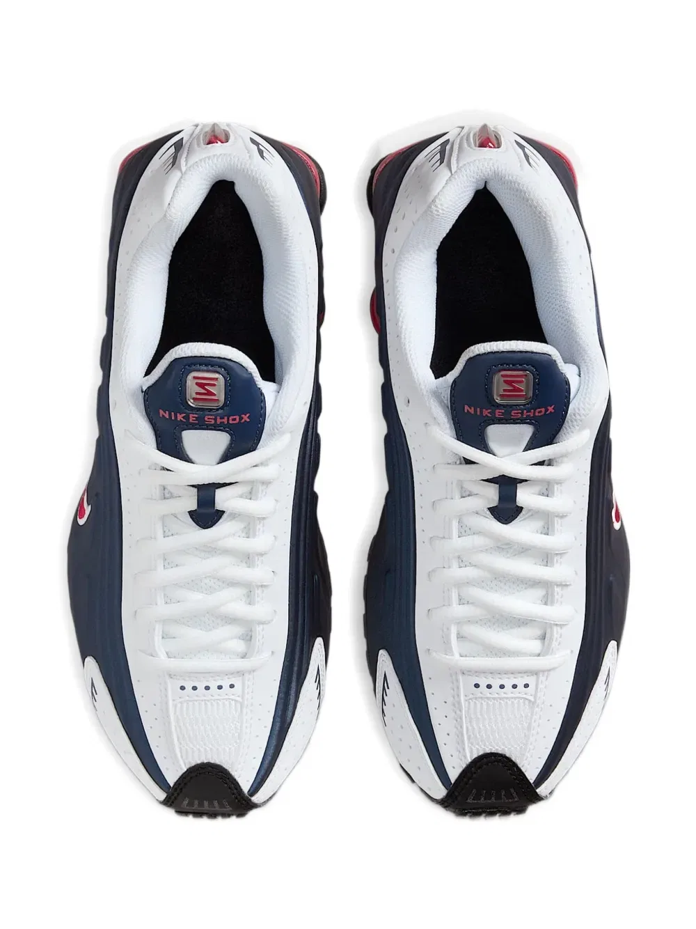 Кроссовки Shox R4 "Midnight Navy" Nike Kids, синий — фото 2