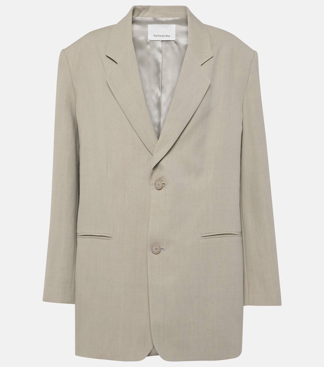 

Большой блейзер Aiden The Frankie Shop, цвет sage