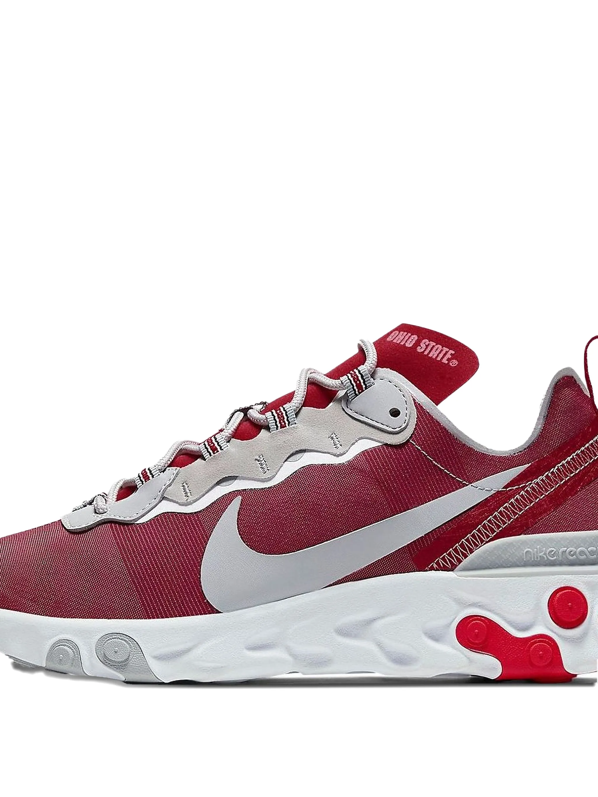 Кроссовки с низким берцем React Element 55 Nike, красный — фото 2