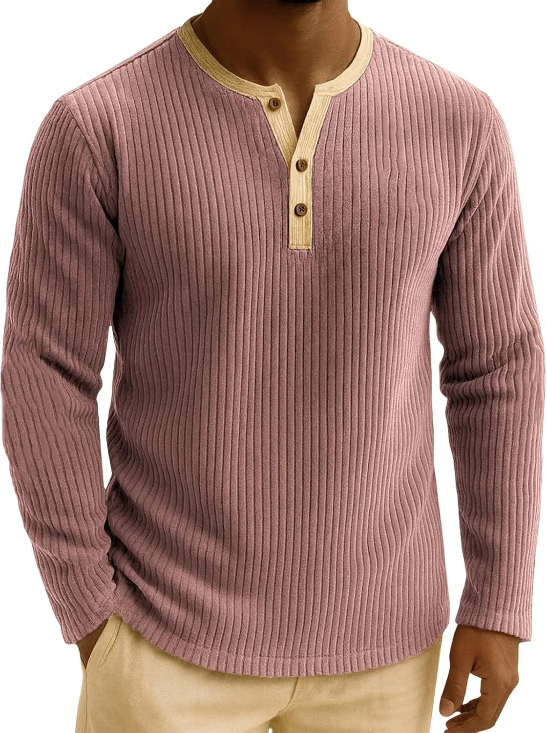 

Мужская повседневная рубашка-поло Miyaomn с длинным рукавом, кнопками и фактурной тканью