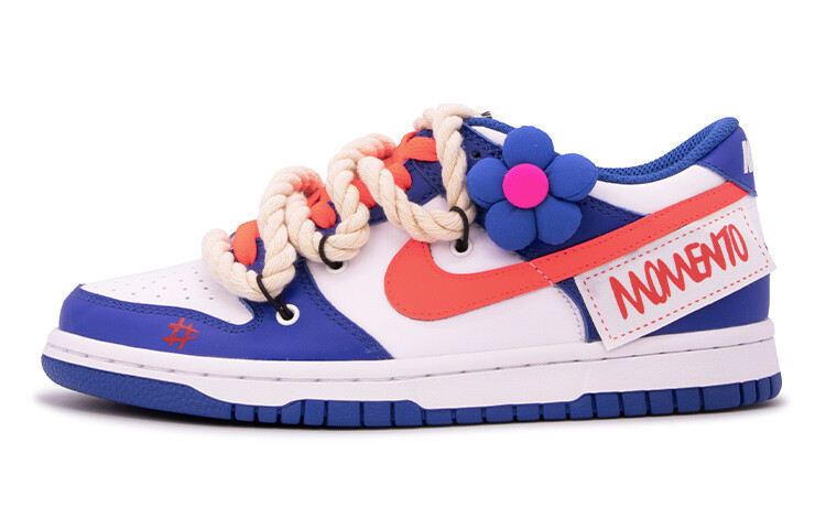 

Кроссовки Nike Dunk Skateboard Shoes Women's Low-Top Blue/White