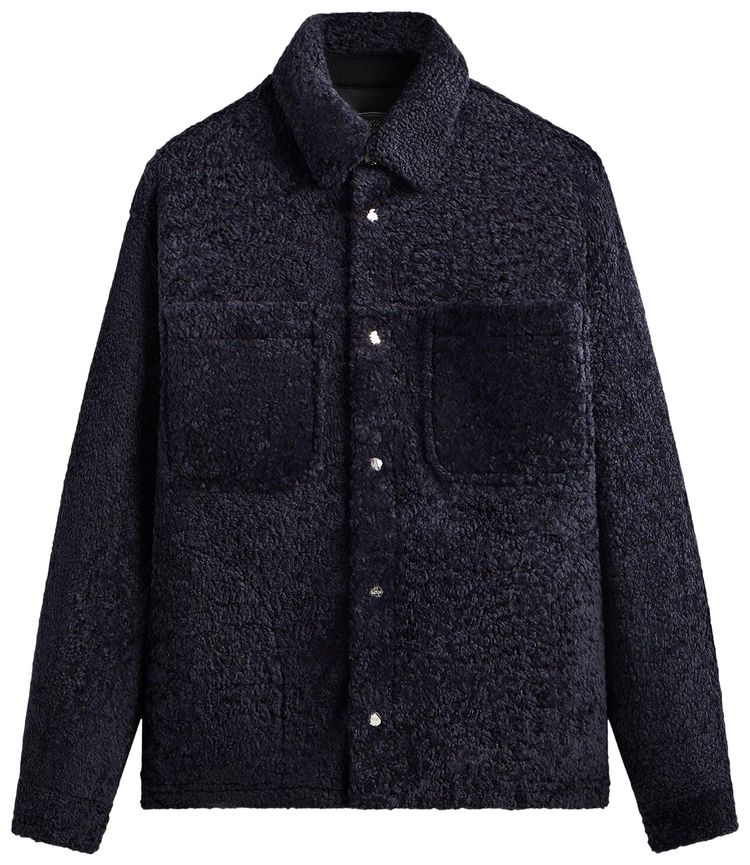 

Куртка-рубашка Kith Shearling Ace Shirt Jacket, черный