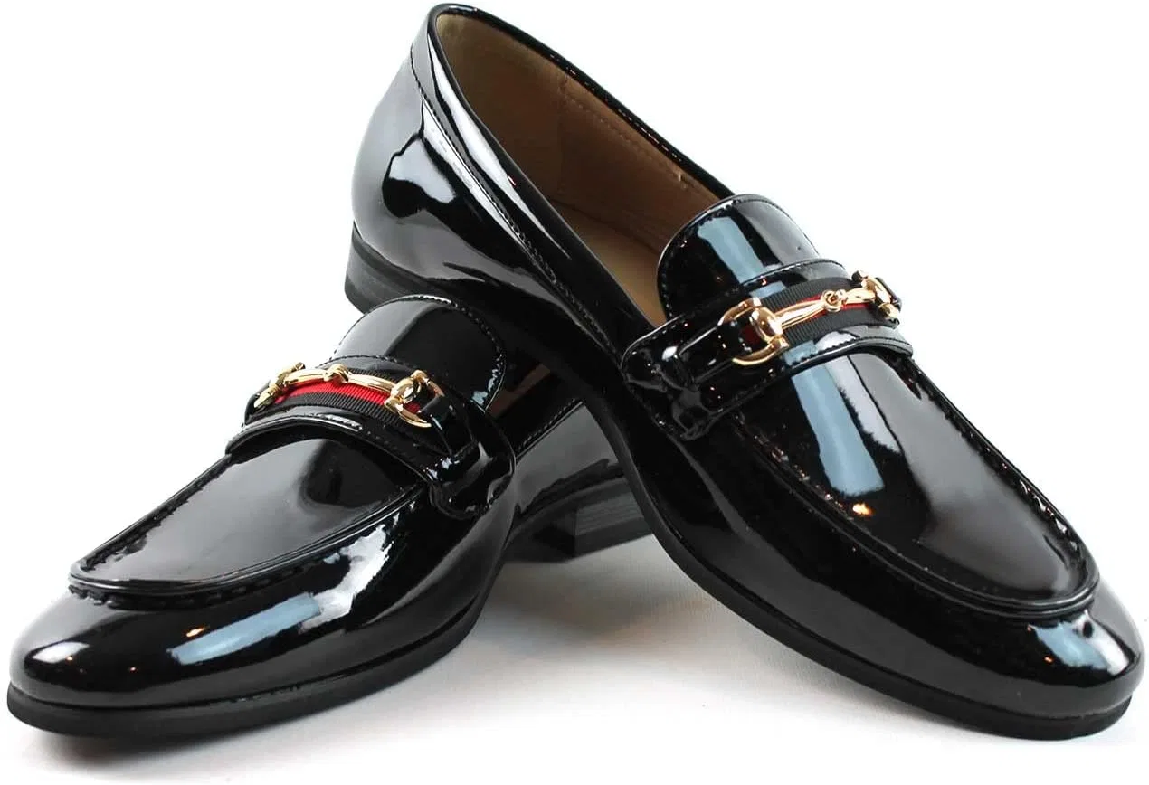Лоферы, Men's, Black Patent AZAR MAN — фото 4