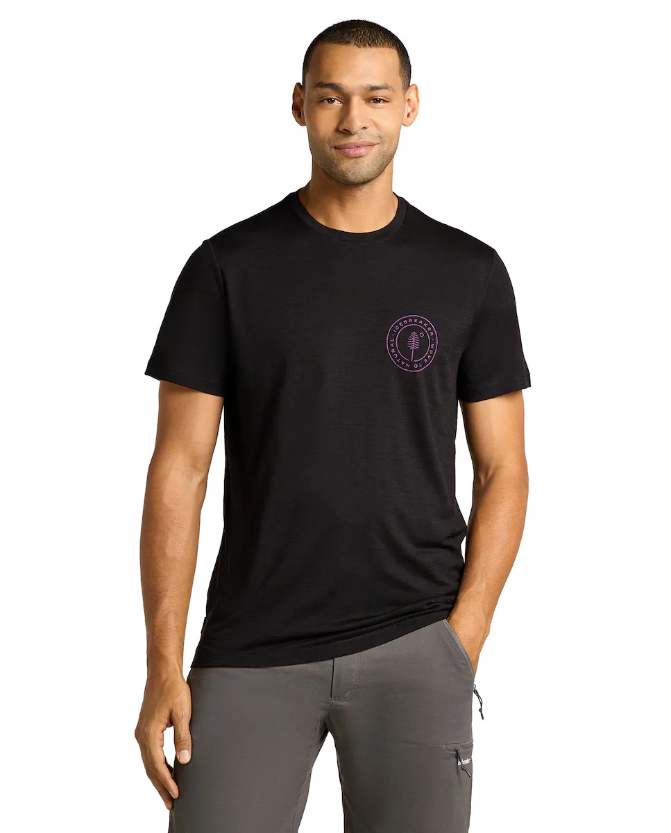 

Футболка мужская M Mer 150 Tech Lite SS Tee Hike Naturall ICEBREAKER, черный