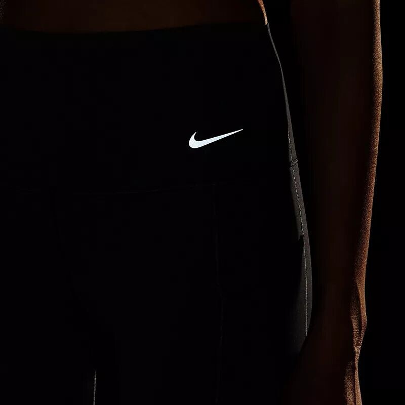 Женские леггинсы Nike Universa со средней поддержкой и высокой талией размером 7/8, черный — фото 4