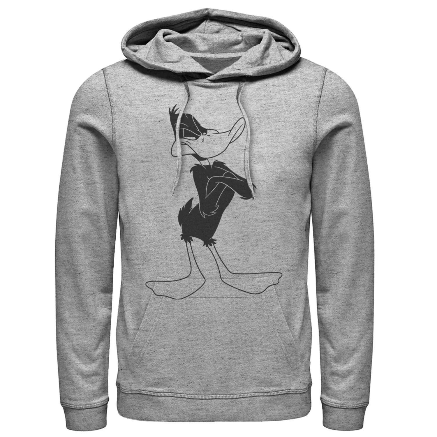 

Мужская толстовка с портретом Looney Tunes Daffy Duck Not Amused Licensed Character